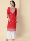 Vredevogel Dhruvi Fancy Wear Latest Designer Cotton Kurti Collection